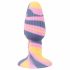 You2Toys - spalvotas silikoninis analinis dildo 