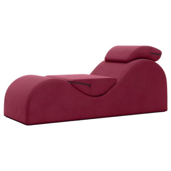 Liberator Esse poilsio gultas - 3 dalių sekso sofa (raudona)