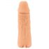 Nature Skin - varpos rankovė ir dirbtinė vagina - 18 cm (natūrali) 