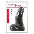 Realistixxx Real Giant - dildo su sėklidėmis - 22 cm (juodas)