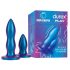 Durex Deep & Deeper - analinis dildo rinkinys - 2 dalių (mėlynas) 