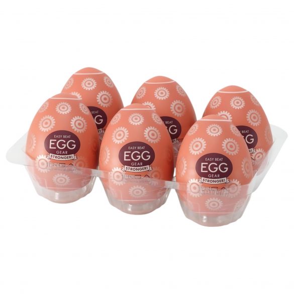 TENGA Egg Gear Stronger - masturbacinis kiaušinėlis (6 vnt.)