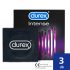 Durex Intense - su grioveliais ir taškeliais prezervatyvai (3 vnt.)
