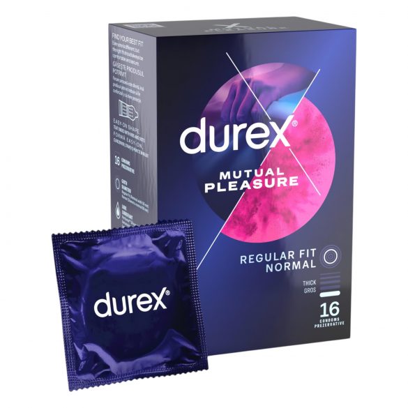 Durex Mutual Pleasure - malonumas dviem, atidėliavimo prezervatyvai (16vnt)