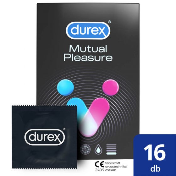 Durex Mutual Pleasure - ejakuliacijos uždelsimo prezervatyvai (16vnt)