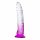 Lonely Lance - prilimpantis dildo (violetinė-permatoma) 