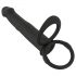 Black Velvets Double F - Strap-On Anal Vibrator (Black) 