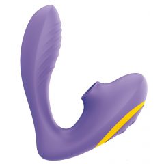  ROMP Reverb - atsparus vandeniui G-taško vibratorius ir klitorio stimuliatorius (violetinis)