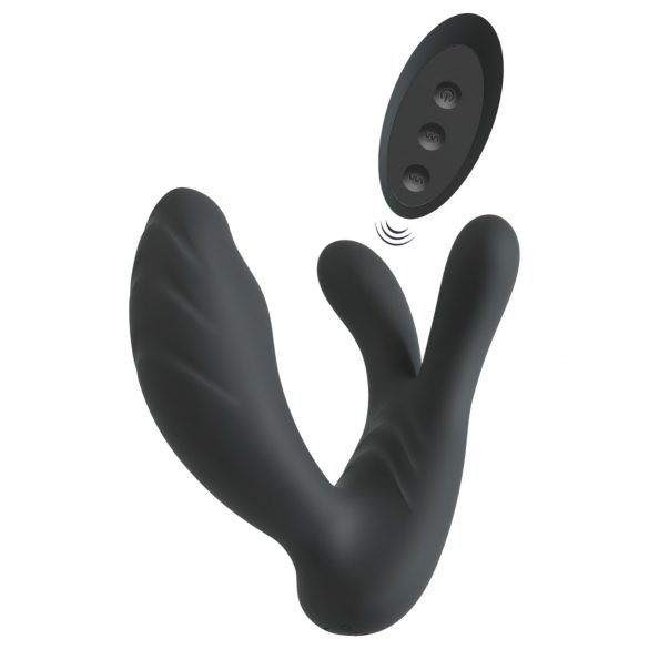 Smile - Radio Controlled Anal Vibrator (Black) 