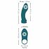 Couples Choice - 3-in-1 Convertible Vibrator (Turquoise) 