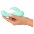 Cuties Mini 4 - Rechargeable, Waterproof Rabbit Vibrator (Green) 