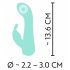 Cuties Mini 4 - Rechargeable, Waterproof Rabbit Vibrator (Green) 