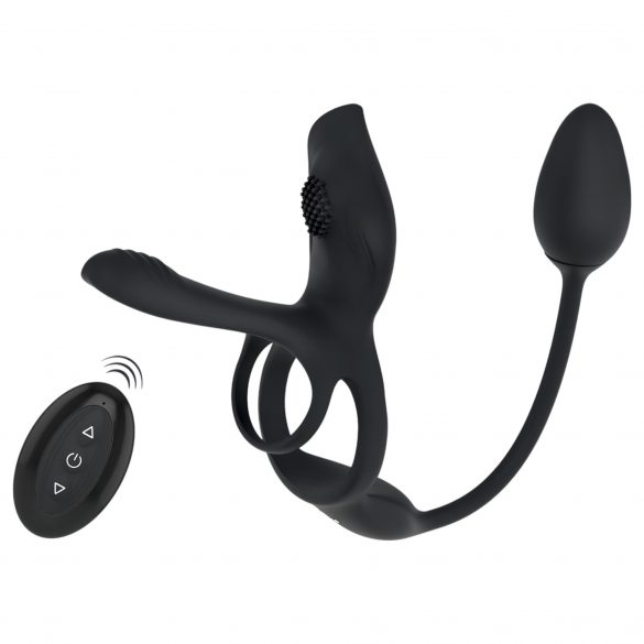 Couples Choice - Multi-Function Vibrating Cock Ring (Black) 