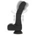 Naked Addiction - Rotating Realistic Vibrator (Black) 