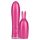 Durex Tease & Vibe - akumuliatorinis strypo formos vibratorius su zuikio klitorio stimuliatoriumi (rožinis)