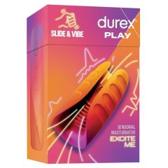   Durex Slide & Vibe - daugiafunkcis vibruojantis stimuliatorius varpai (rožinis)