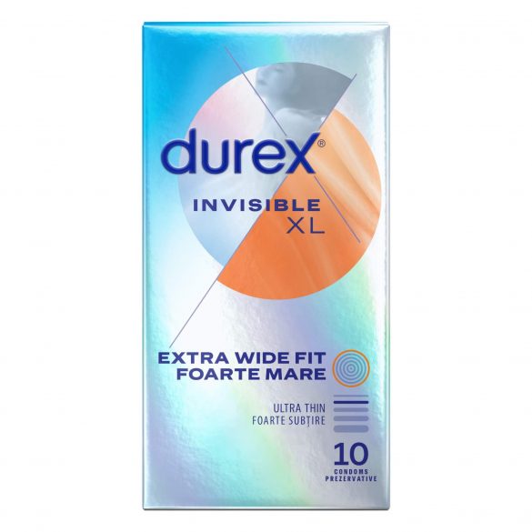 Durex Invisible XL - itin didelė prezervatyvai (10 vnt.)