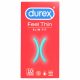 Durex Feel Thin Slim Fit - natūralaus pojūčio prezervatyvai (10 vnt.)