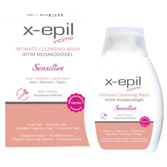 X-Epil Intimo Sensitive - intymus prausimosi gelis (250ml)