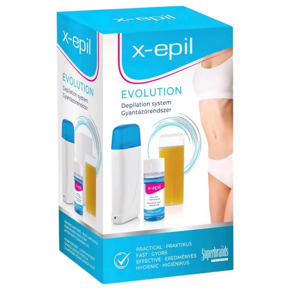 X-Epil Evolution - vaško šalinimo rinkinys 