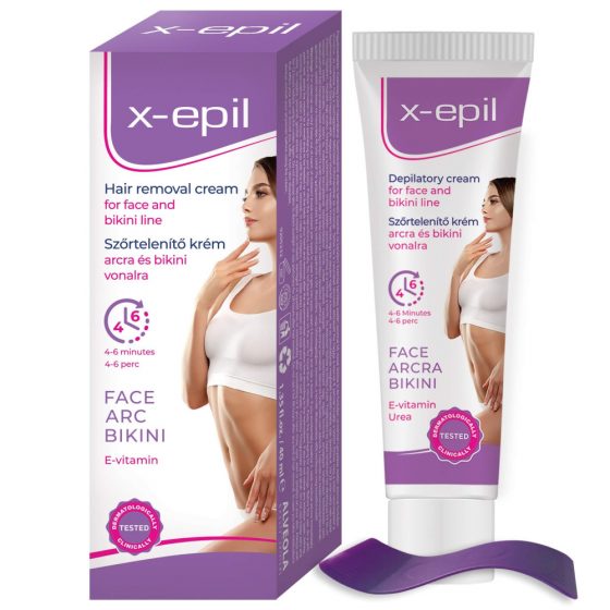 X-Epil – depiliacinis kremas veidui/bikini linijai (40 ml)