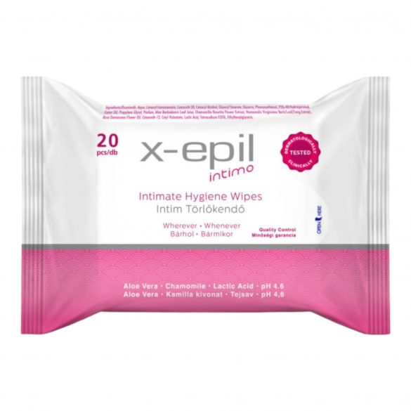 X-Epil Intimo - intymios servetėlės (20 vnt) 