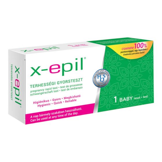 X-Epil - nėštumo greitasis testas juostelė (1 vnt)