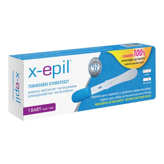 X-Epil - išskirtinis nėštumo greitasis testas pieštukas (1vnt)
