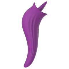   WEJOY Iris - įkraunamas laižantis liežuvis vibratorius (violetinis)