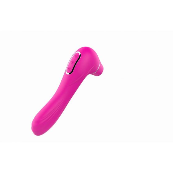 WEJOY Allen - įkraunamas vaginalinis ir klitorio vibratorius (rožinis)