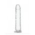 Addiction Crystal - laikomoji dildo (skaidri) - 18cm 