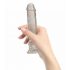 Addiction Crystal - laikomoji dildo (skaidri) - 18cm 