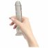 Addiction Crystal - laikomoji dildo (skaidri) - 18cm 