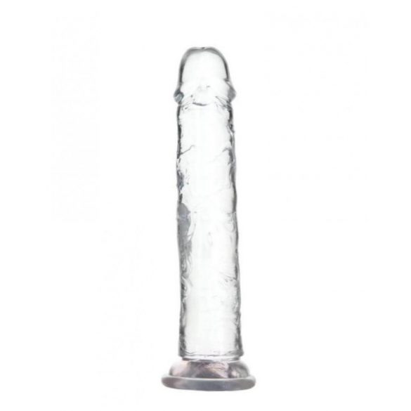 Addiction Crystal - stovintis dildo (skaidrus) - 20cm 