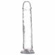 Addiction Crystal - stovintis dildo (skaidrus) - 20cm 