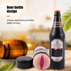   Lonely - natūrali dirbtinė vagina alaus butelyje (natūraliai juoda)