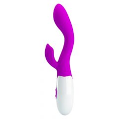   Pretty Love Brighty - atsparus vandeniui G-taško vibratorius su klitorio stimuliatoriumi (violetinis)