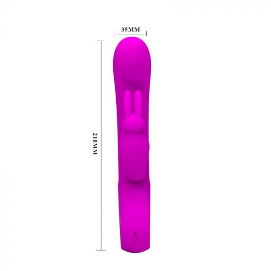 Pretty Love Webb - akumuliatorinis, vandeniui atsparus, su klitorio stimuliatoriumi vibratorius (rožinis)