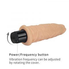   Lovetoy Real Feel - realistiškas vibratorius - 19cm (natūralus)