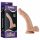 Lovetoy Real Extreme - padas su sėklidėmis G taško dildo - 21cm (natūralus)