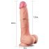 Lovetoy Natūralaus Dildo - 25 cm (natūralus)