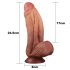 Lovetoy - dvigubo sluoksnio realistiškas dildo - 26cm (natūralios spalvos) 