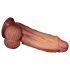 Lovetoy - dvigubo sluoksnio realistiškas dildo - 26cm (natūralios spalvos) 