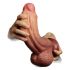 Lovetoy - dvigubo sluoksnio realistiškas dildo - 26cm (natūralios spalvos) 