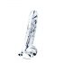 Lovetoy Flawless Clear - su prisegimu, dildo - 19 cm (skaidrus)