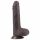 Lovetoy Sliding-Skin - dvigubo sluoksnio siurbiamoji dildo - 18cm (ruda) 