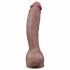 Lovetoy Gamta Pūlingas - dviejų sluoksnių tikroviškas dildo - 26cm (natūralus) 