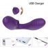 Tracy's Dog Pro2 - radijo bangomis valdomas 2in1 vibratorius (violetinė) 