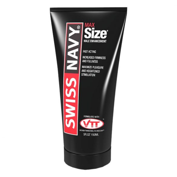 Swiss Navy MAX Size - vyrų erekcijos stiprinimo kremas (150ml) 