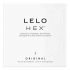 LELO Hex Original - prabangios kokybės prezervatyvai (3 vnt.) 